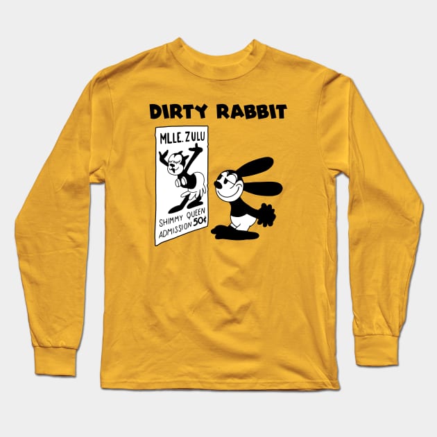 Oswald Dirty Rabbit Long Sleeve T-Shirt by Super Secret Villain